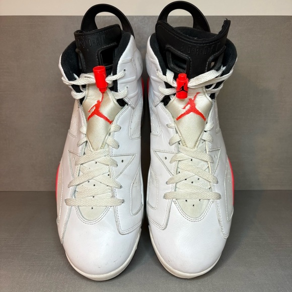 Jordan 6 Retro Shoes - Infrared White 2014 ; Mens 11.5 - Picture 2 of 8